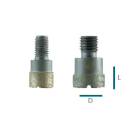 Frez incremental Granit Marmur M12, M14, M18 Lewy Gwint