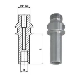 Uchwyt 1/2 GAS - M12/M14/M18 wewnętrzny