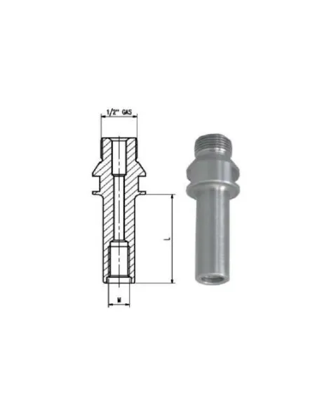 Uchwyt 1/2 GAS - M12/M14/M18 wewnętrzny