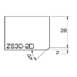 Profil ZS30-2D Micro line , 2seg. ED26 ID20 - SERIA UHS