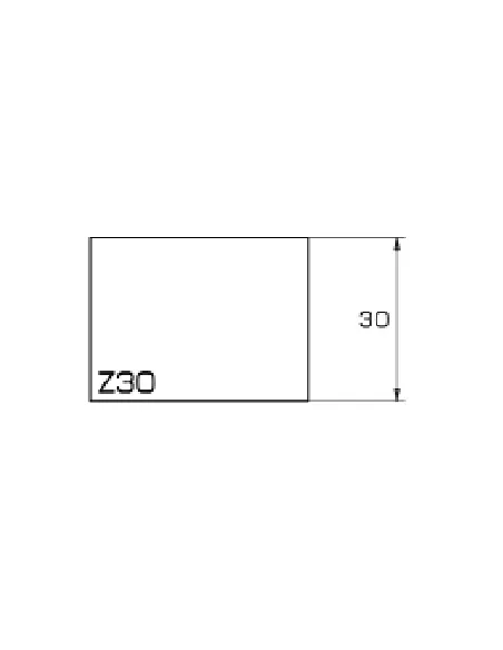 Frez microline, Z30, 2Seg ID20 ED20