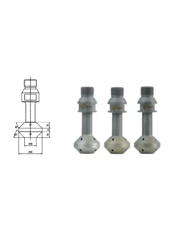 Narzędzie do fazowania UHS 45° Ø40mm L35mm 1/2” GAS D64