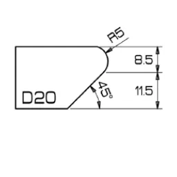 Profil/Poler D20 TopLine