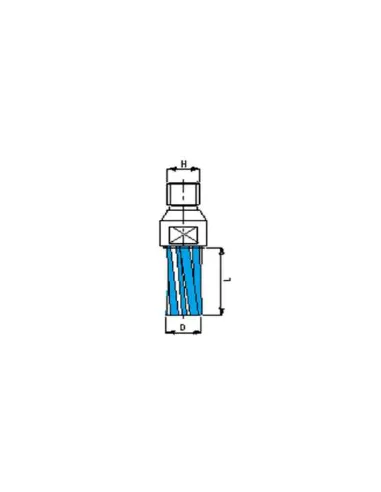 Frez prosty Ø20mm, 1/2"GAS