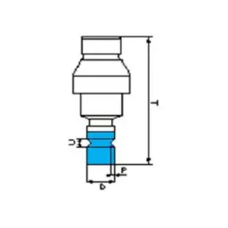 Frez trapezowy Ø14mm L75