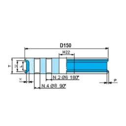 Tarcze trapezowe 150/22
